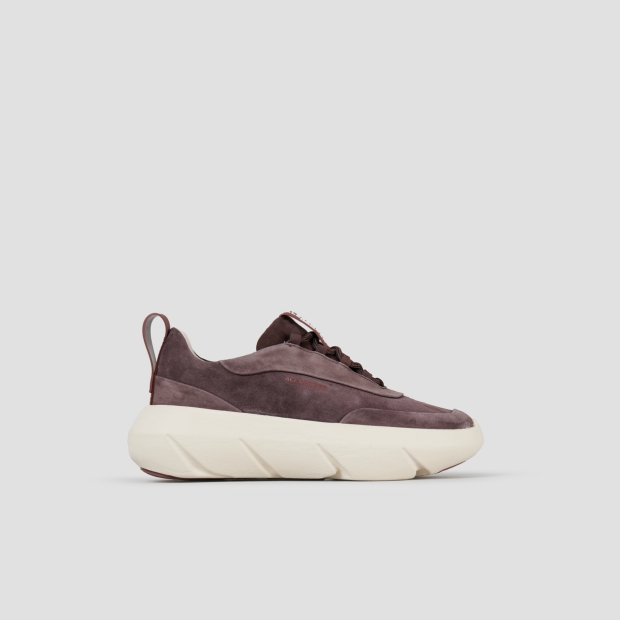 Sneakers Alexander Smith eclipse donna in suede marrone - 1