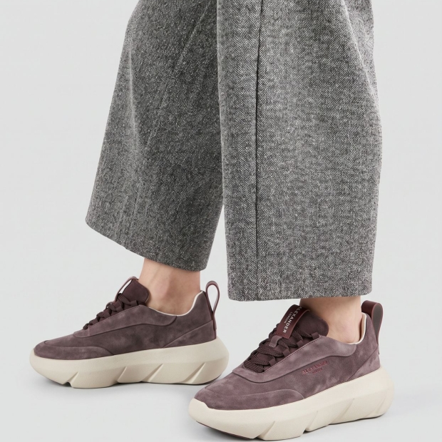 Sneakers Alexander Smith eclipse donna in suede marrone - 2