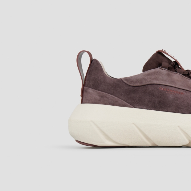 Sneakers Alexander Smith eclipse donna in suede marrone - 3