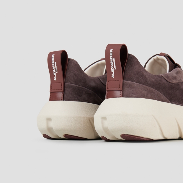 Sneakers Alexander Smith eclipse donna in suede marrone - 5
