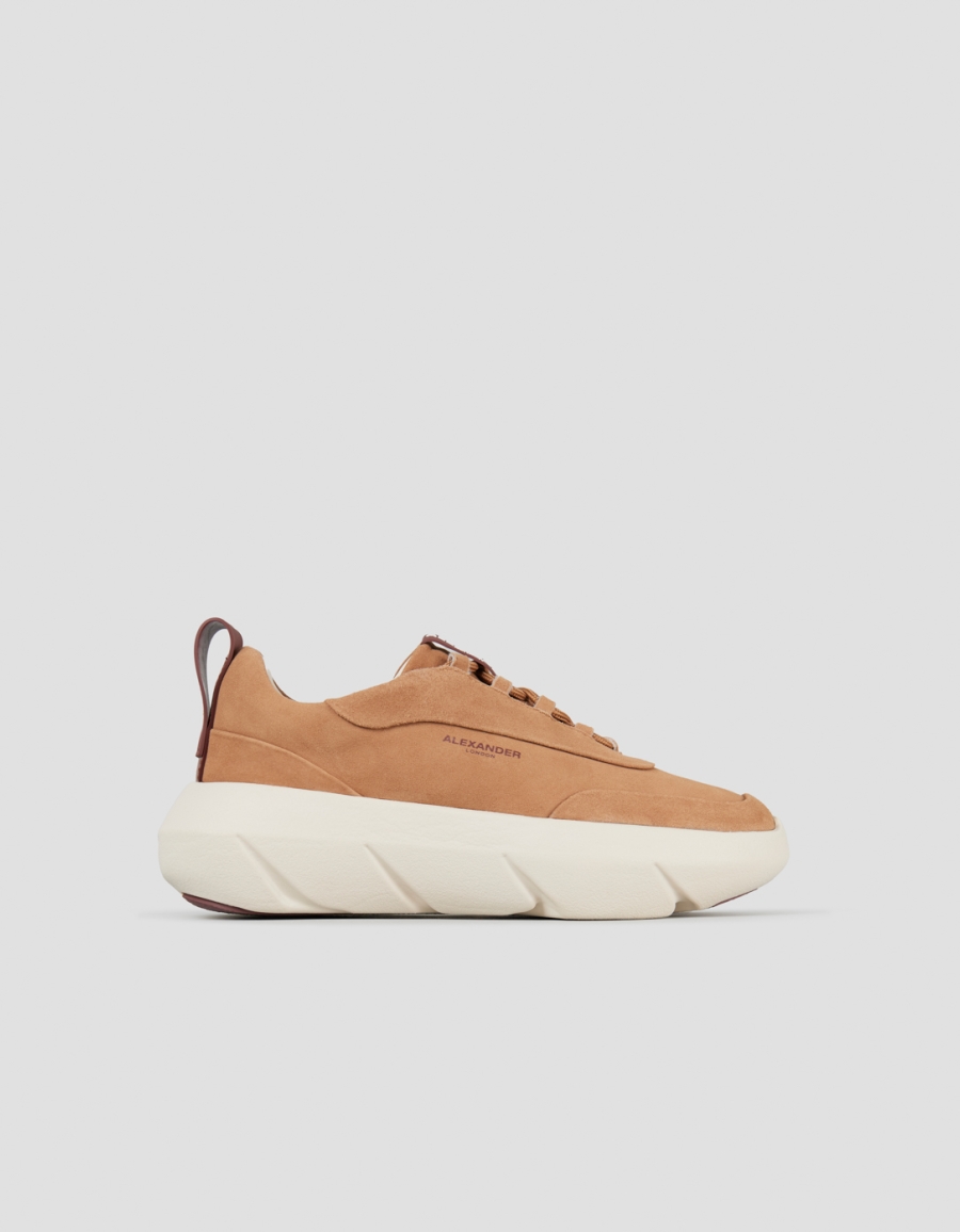 Sneakers Alexander Smith eclipse donna in suede cammello - 1