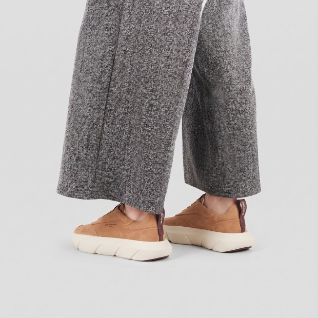 Sneakers Alexander Smith eclipse donna in suede cammello - 2