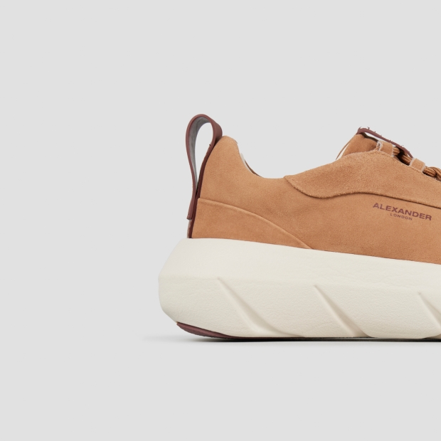 Sneakers Alexander Smith eclipse donna in suede cammello - 3