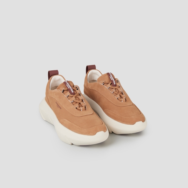 Sneakers Alexander Smith eclipse donna in suede cammello - 4