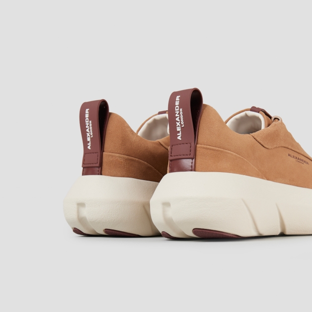 Sneakers Alexander Smith eclipse donna in suede cammello - 5