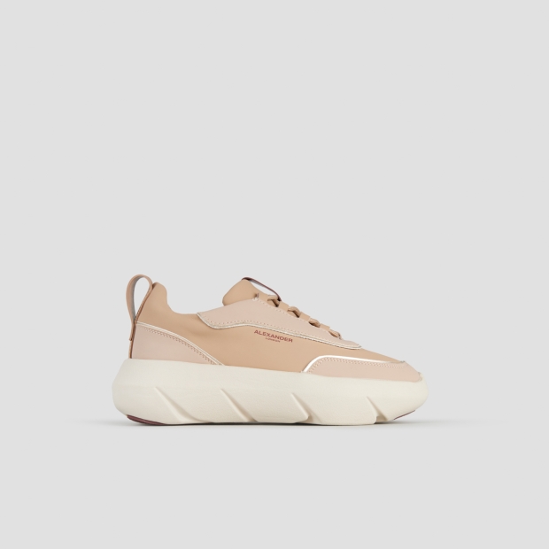 Sneakers Alexander Smith eclipse donna in pelle beige - 1