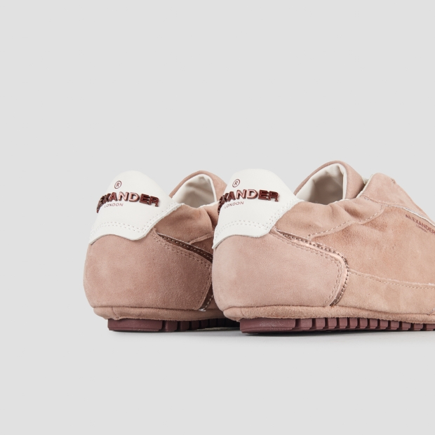 Sneakers Alexander Smith river donna in suede rosa antico - 5